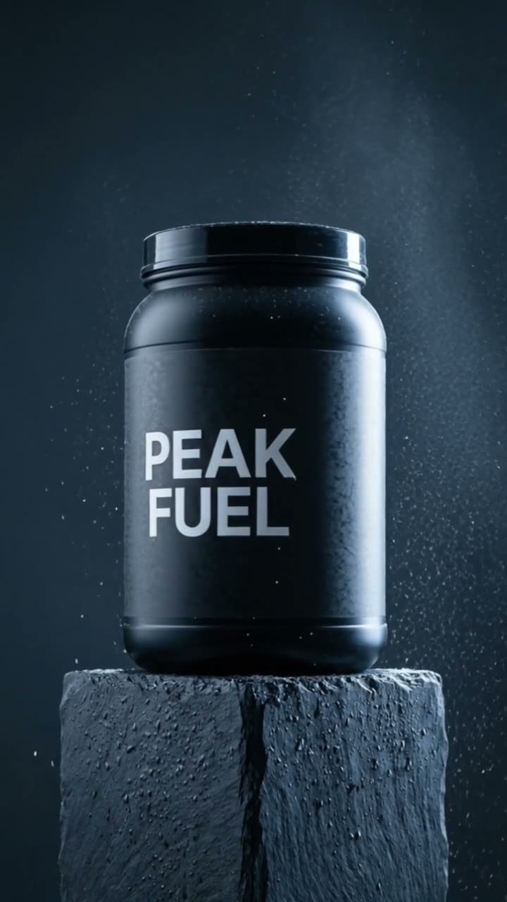 Example product creative for Peak Fuel